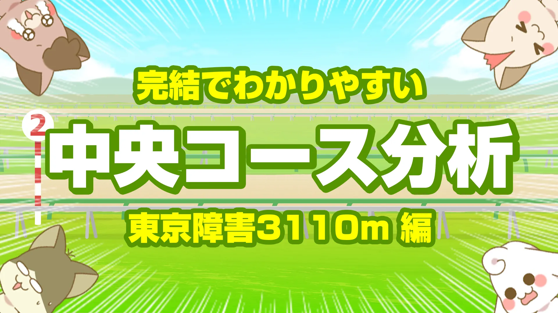 東京障害3110mの傾向【枠順・脚質・馬場】長い直線と坂で総合力が問われる攻略ポイント